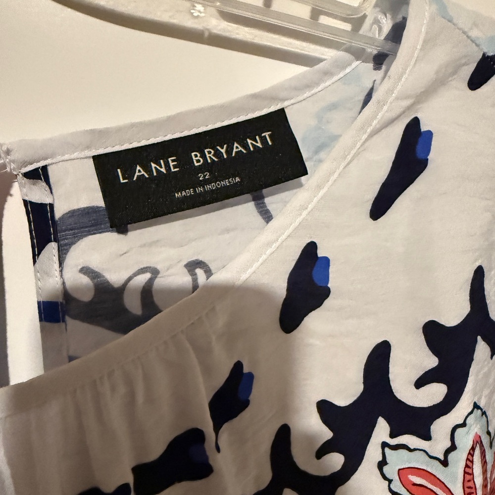 Lane Bryant Multicolor Embroidered Blouse - Picture 2 of 4